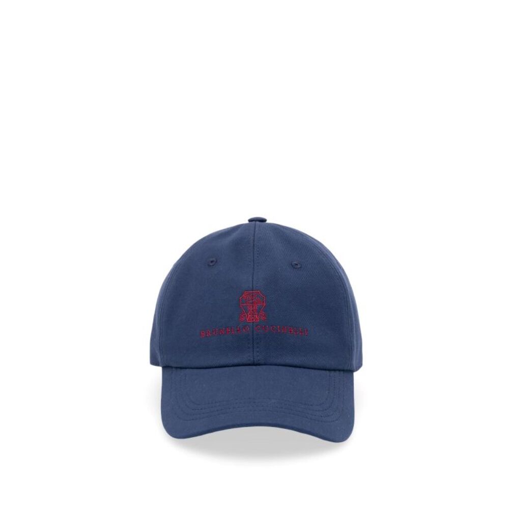 Brunello Cucinelli Men Baseball Cap With Embroidery